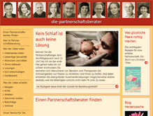 Tablet Screenshot of die-partnerschaftsberater.de